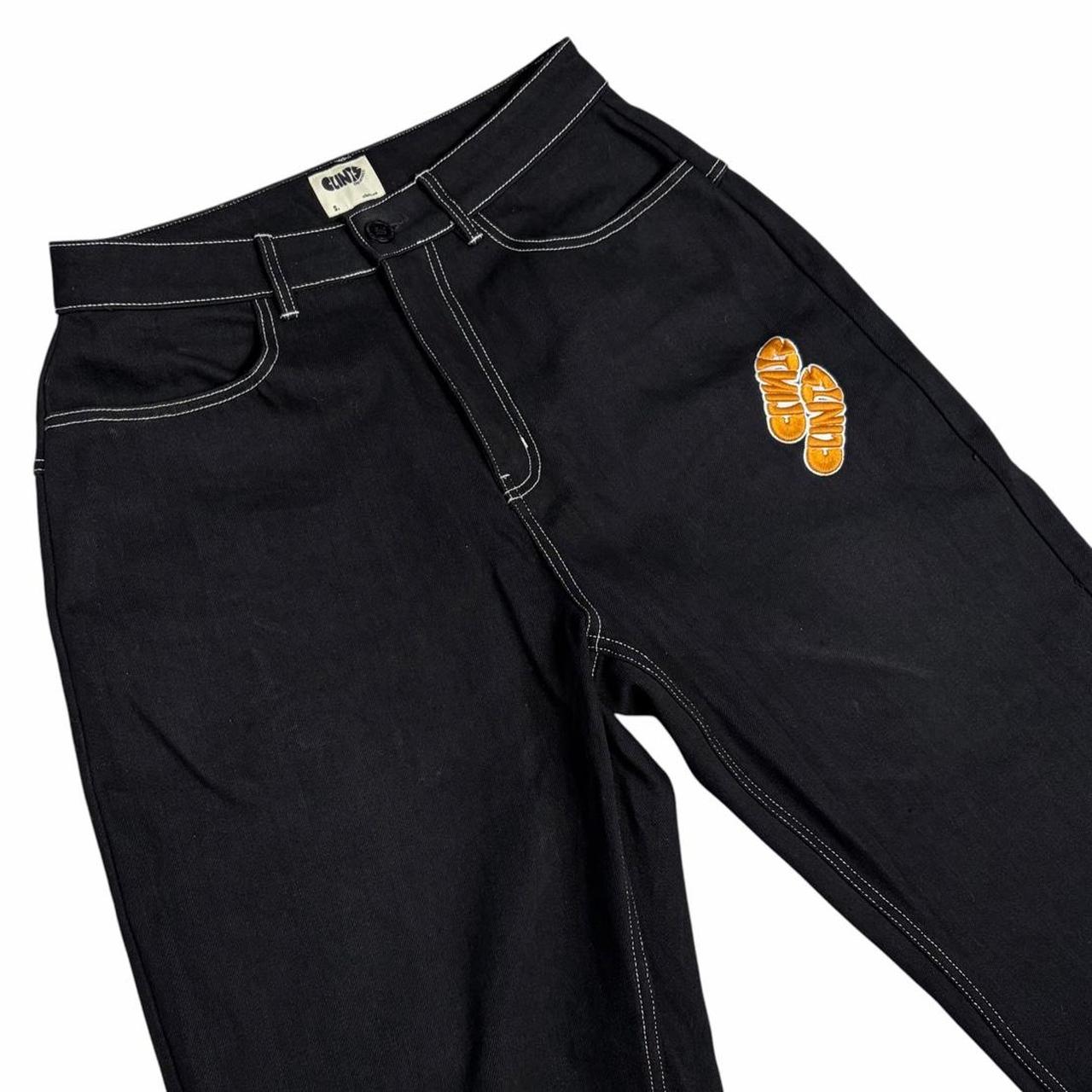 Clints Inc black step correct denim jeans (S) | Small, Black