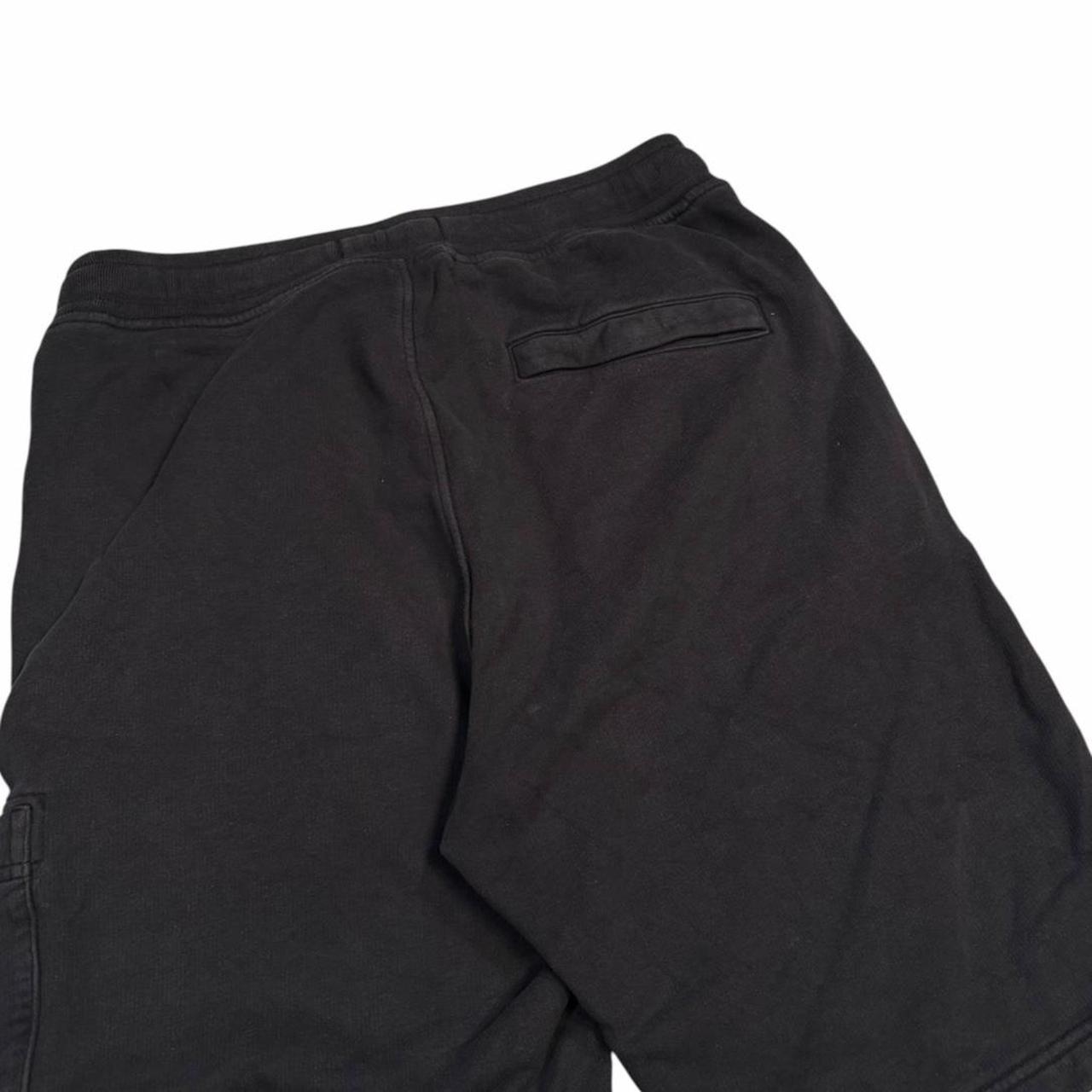 Stone island black sweat shorts (S) | Small, Black