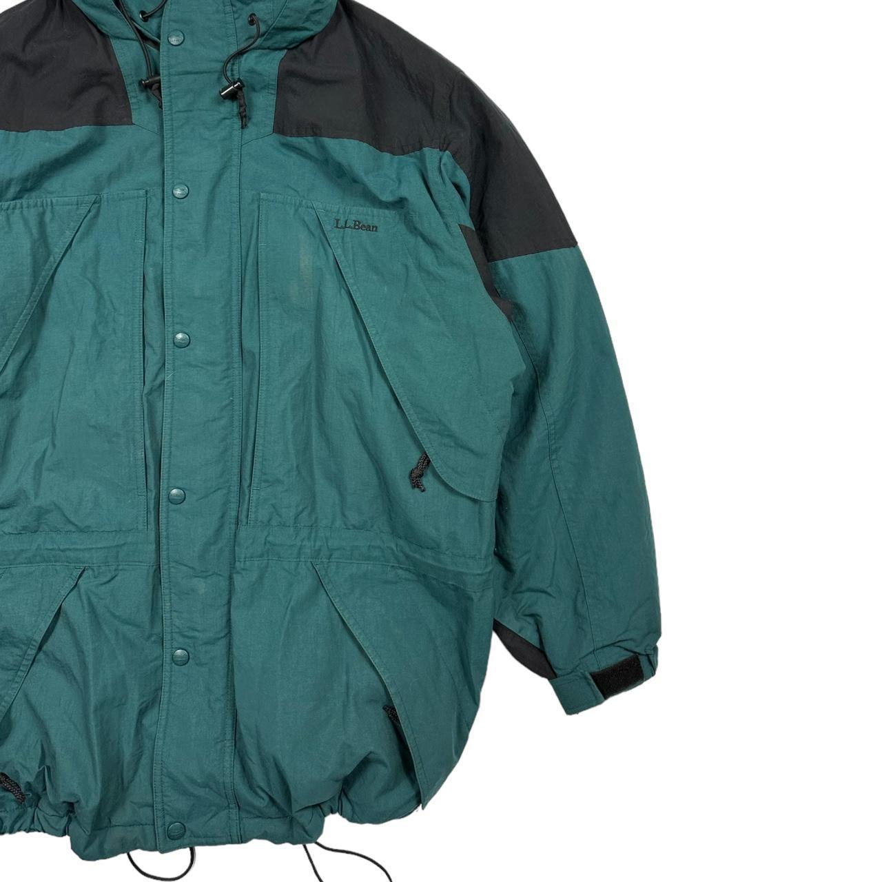 2000s L.L. Bean Green Outdoors Hooded Jacket