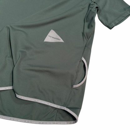 And wander T shirt (S) | Small, Dark Green