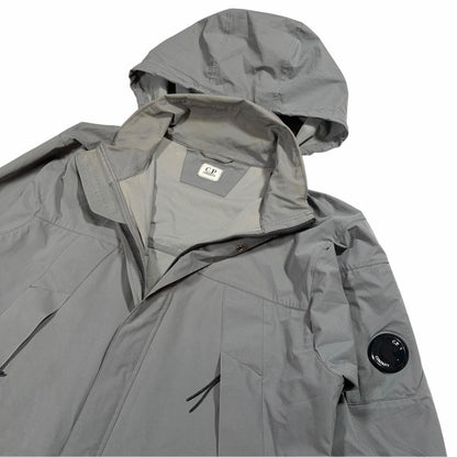 CP Company Pro-Tek concealable hood windbreaker jacket (M) | Medium, Grey