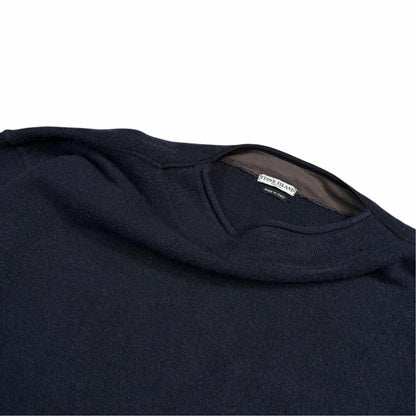 Stone island AW 2003 heavyweight knit sweatshirt (XL) | XL, Black