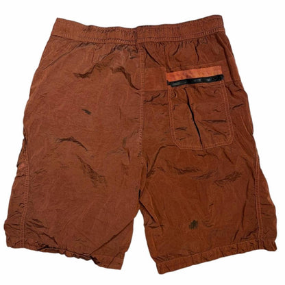 Stone island nylon metal rush orange cargo shorts (W32) | O/S, Orange