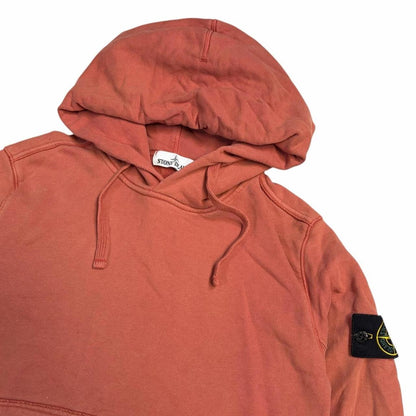 Stone island pullover hoodie (M) | Medium, Rust