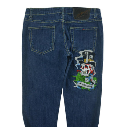 Vintage Ed Hardy Skull Jeans Women's Size W30