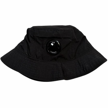 CP Company Chrome R Lens black bucket hat (XL) | O/S, Black