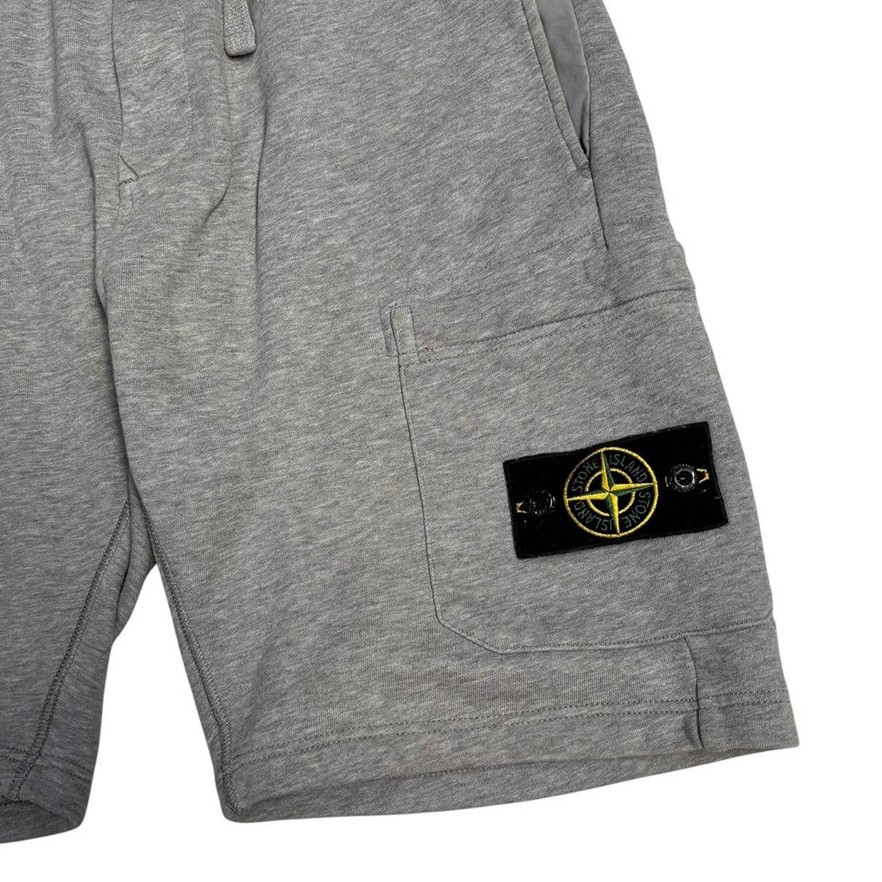 Stone island grey sweat shorts (S) | Default Title, Grey
