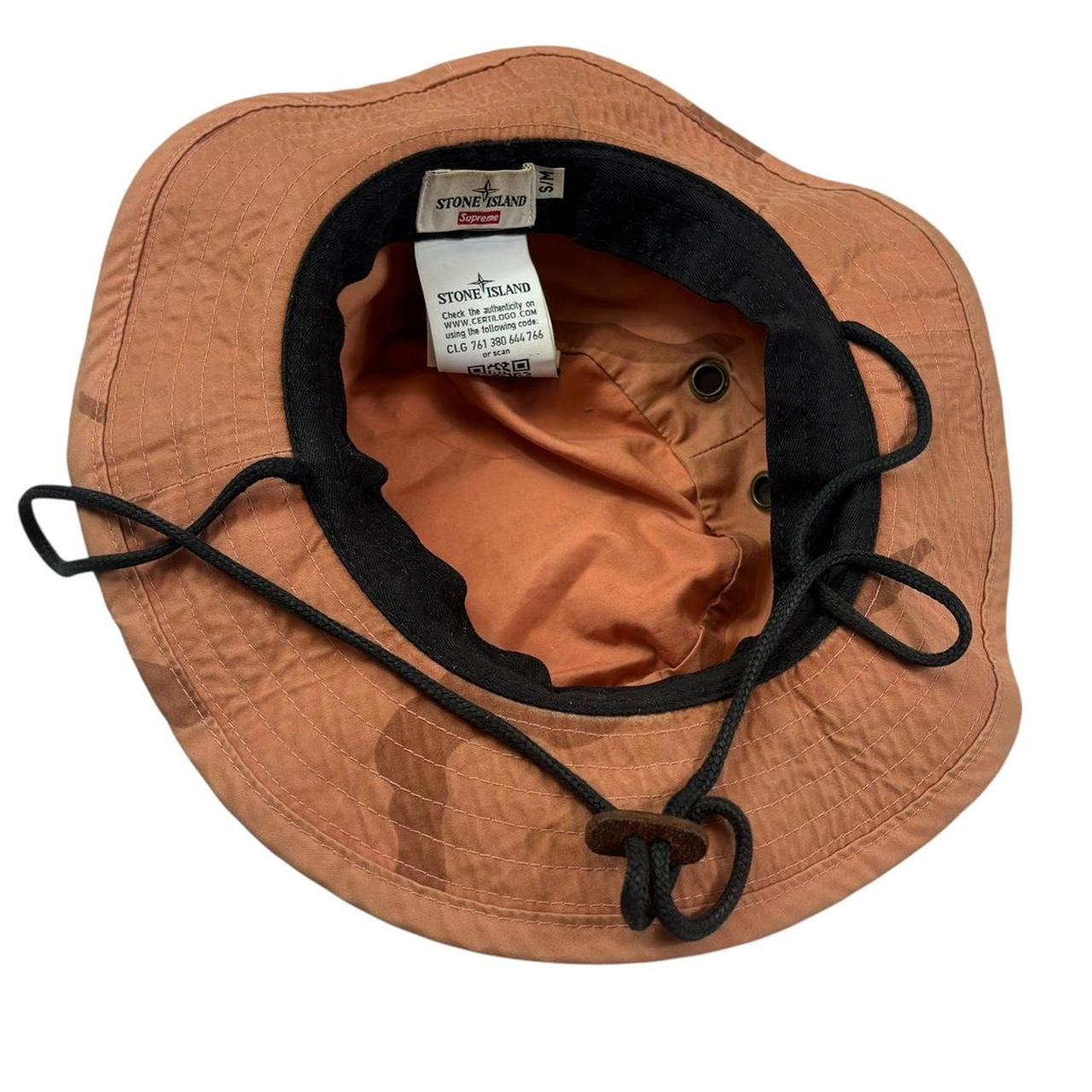 Supreme x Stone island camo boonie bucket hat (S/M) – Known Source