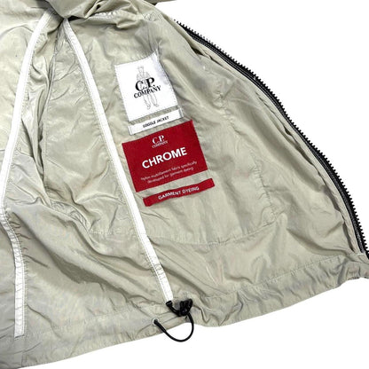 CP Company Chrome nylon Goggle Jacket (L) | Large, Beige