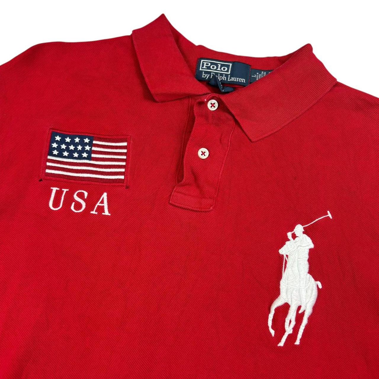 Ralph Lauren big pony chief Keef style USA polo shirt (L 
