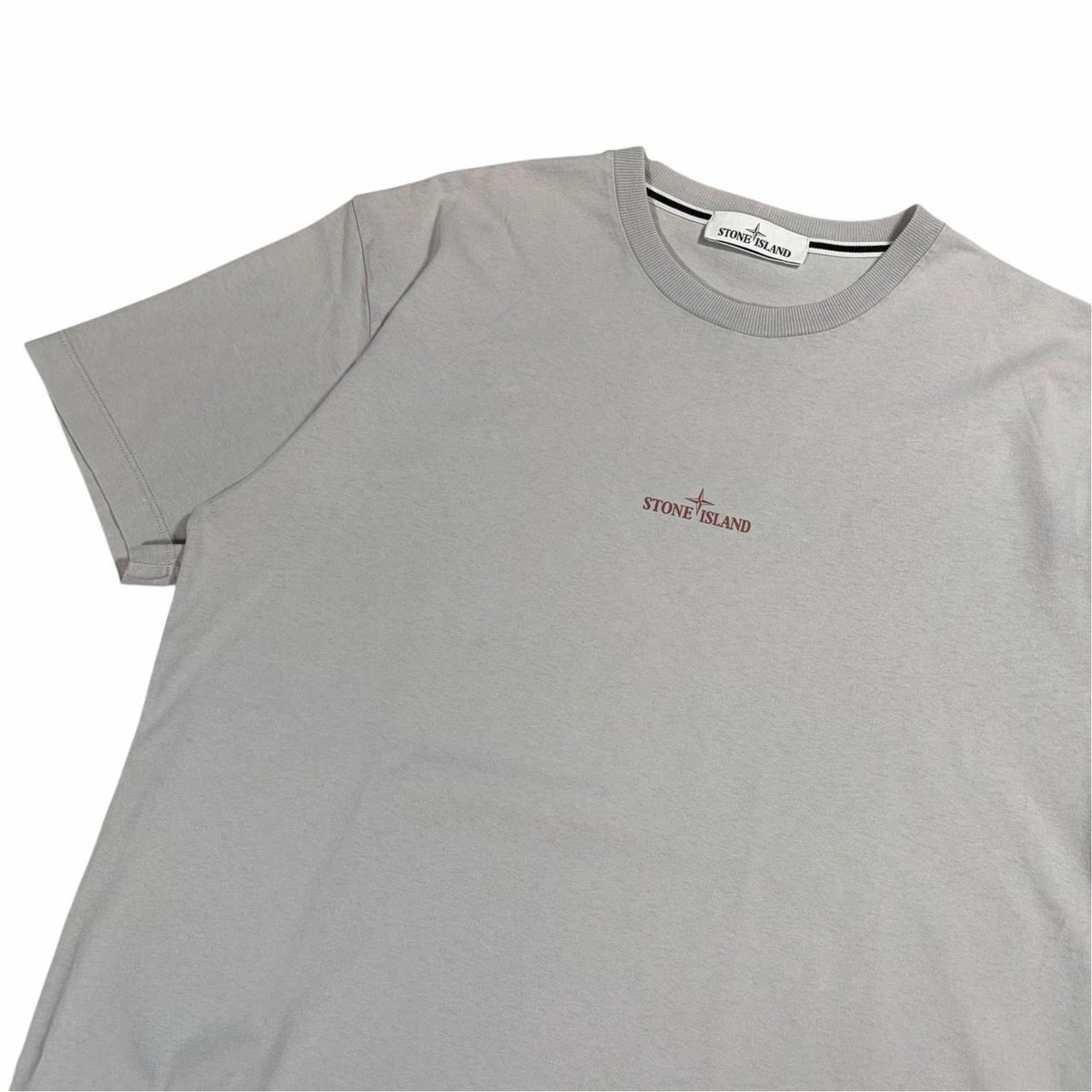 Stone island graphic T shirt (L) | Large, Grey