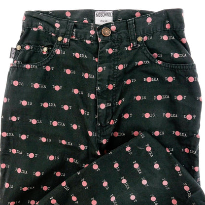 Vintage Moschino Polka Dot Jeans Size W23