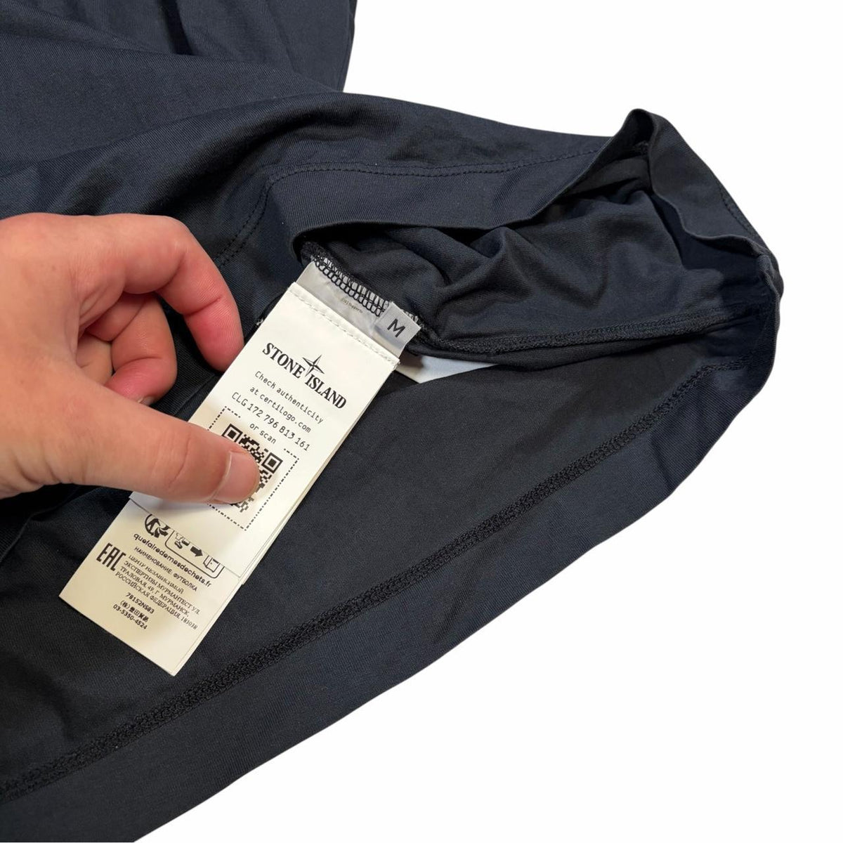 Stone island T shirt (M) | Medium, Black