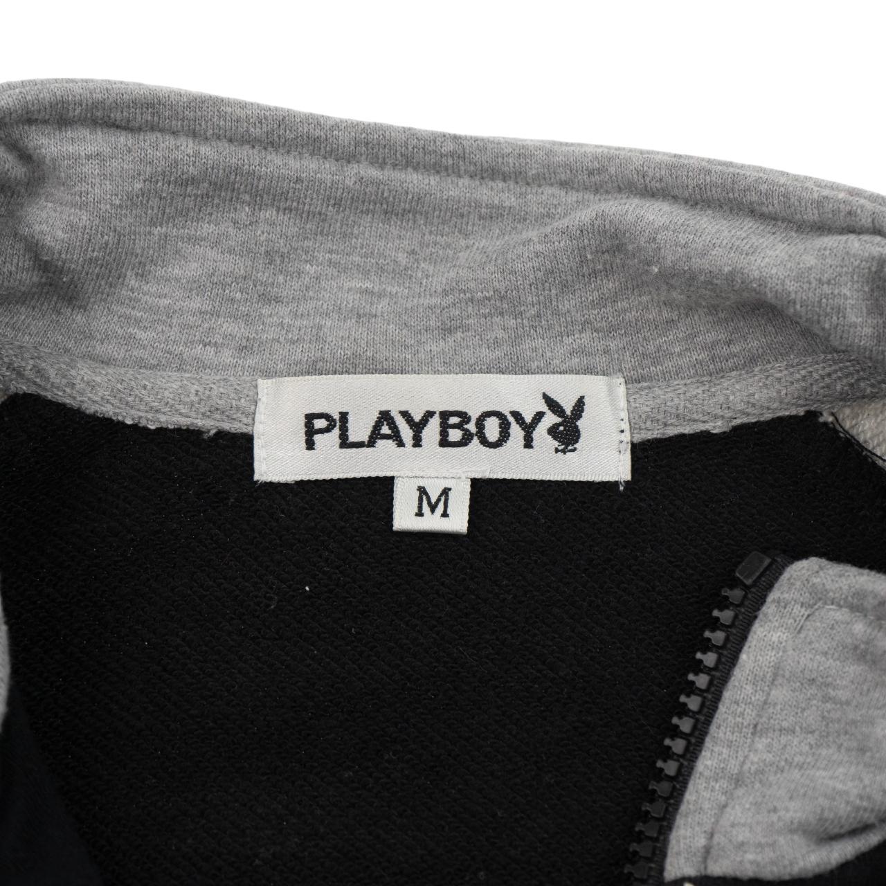 Vintage Playboy Louis Vuitton Parody Monogram Zip Jumper Womens Size S