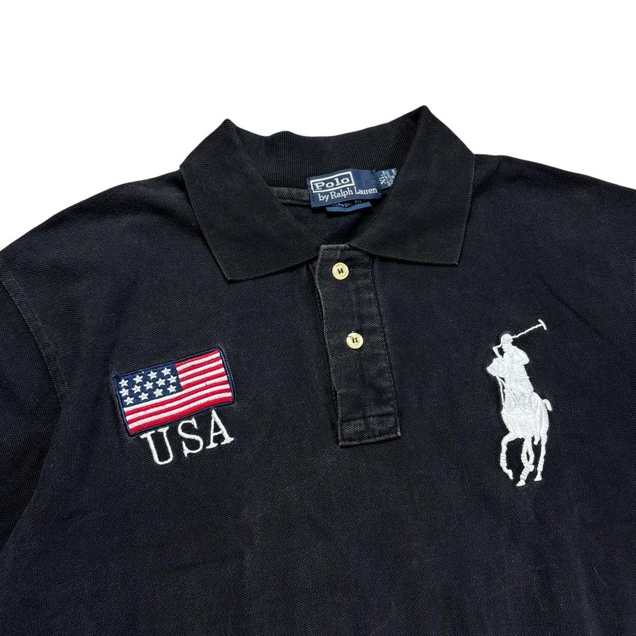 Ralph Lauren big pony chief keef style USA polo shirt (XL