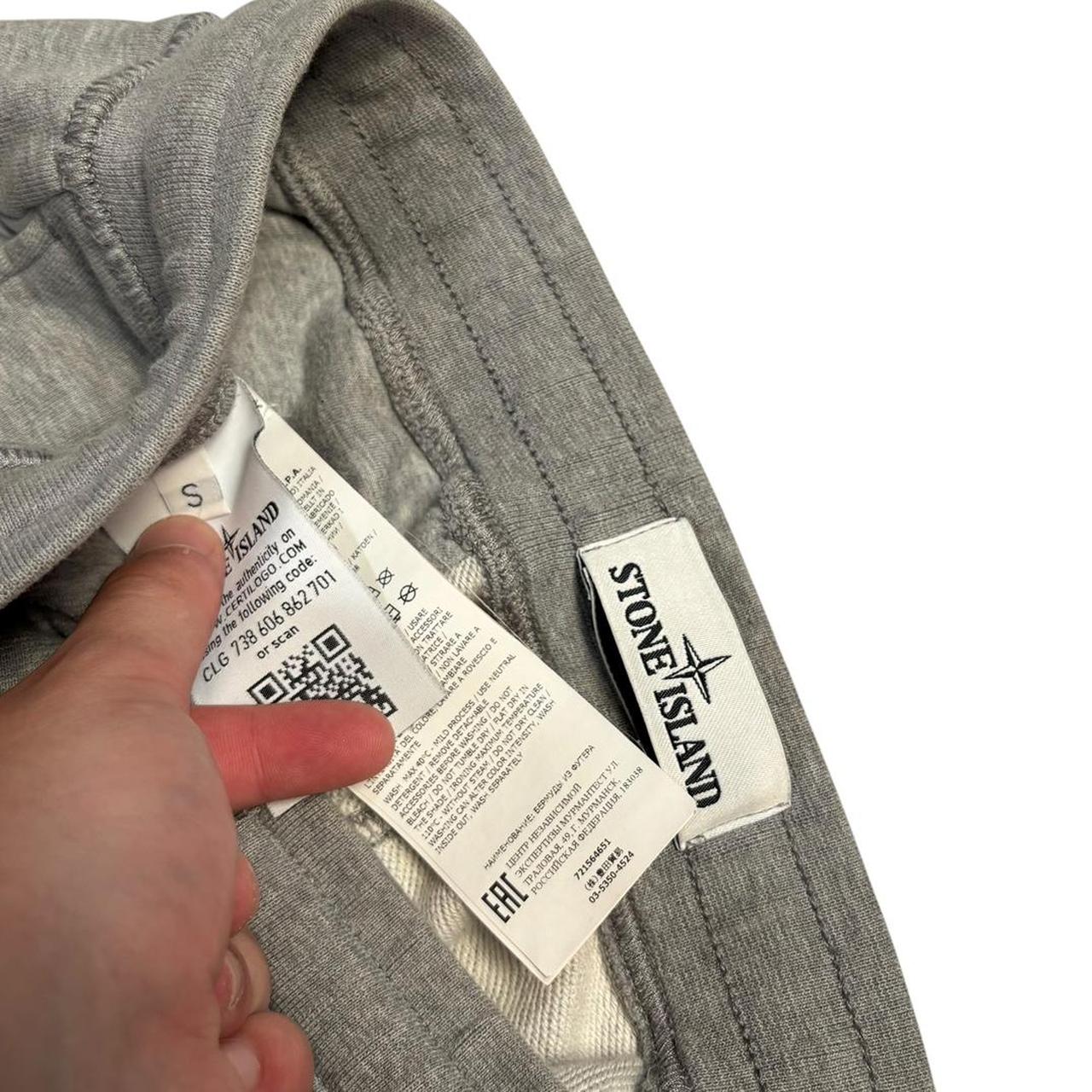 Stone island grey sweat shorts (S) | Default Title, Grey