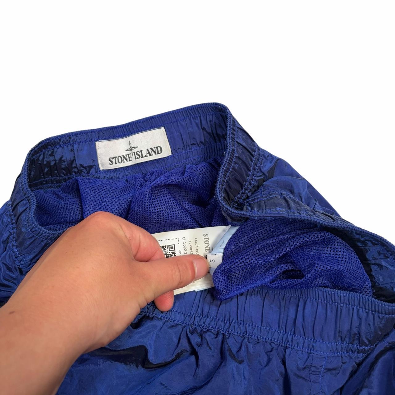 Stone island nylon metal shimmer swimming shorts (S) | Small, Royal Blue