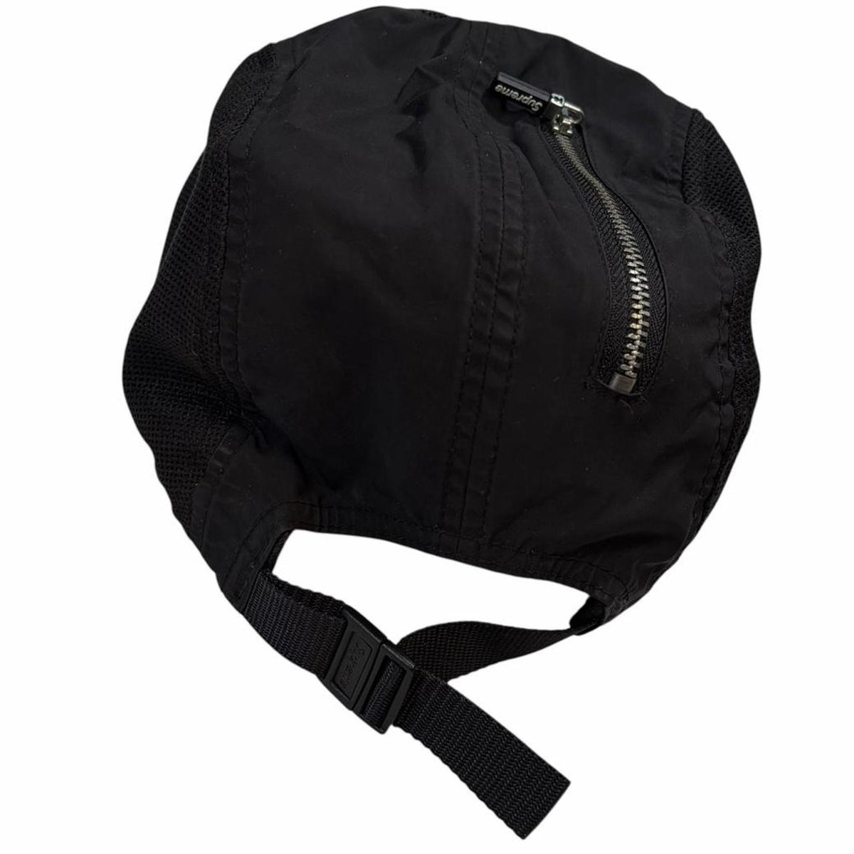 Supreme zip mesh camp cap | O/S, Black