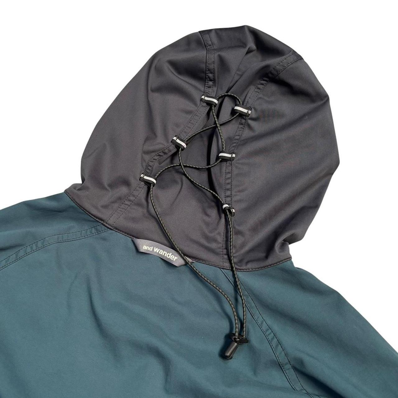 And Wander Trek 2 windbreaker jacket (M) | Default Title, Dark Green