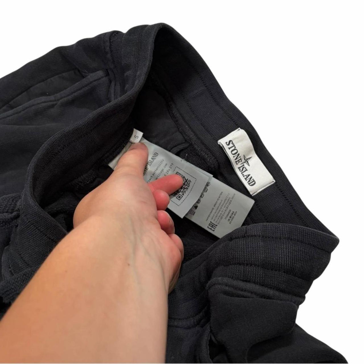 Stone island black joggers (S) | Small, Black