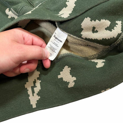 Supreme Olive Russian Digi camo box logo hoodie (L) | Large, Camo