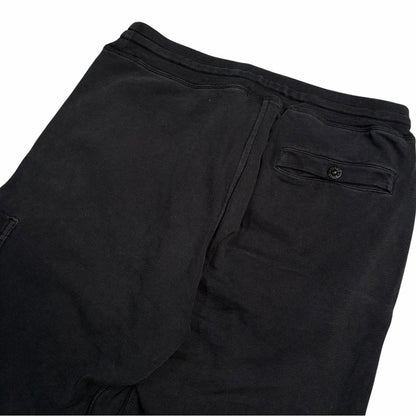 Stone island black sweat shorts (S) | Small, Black