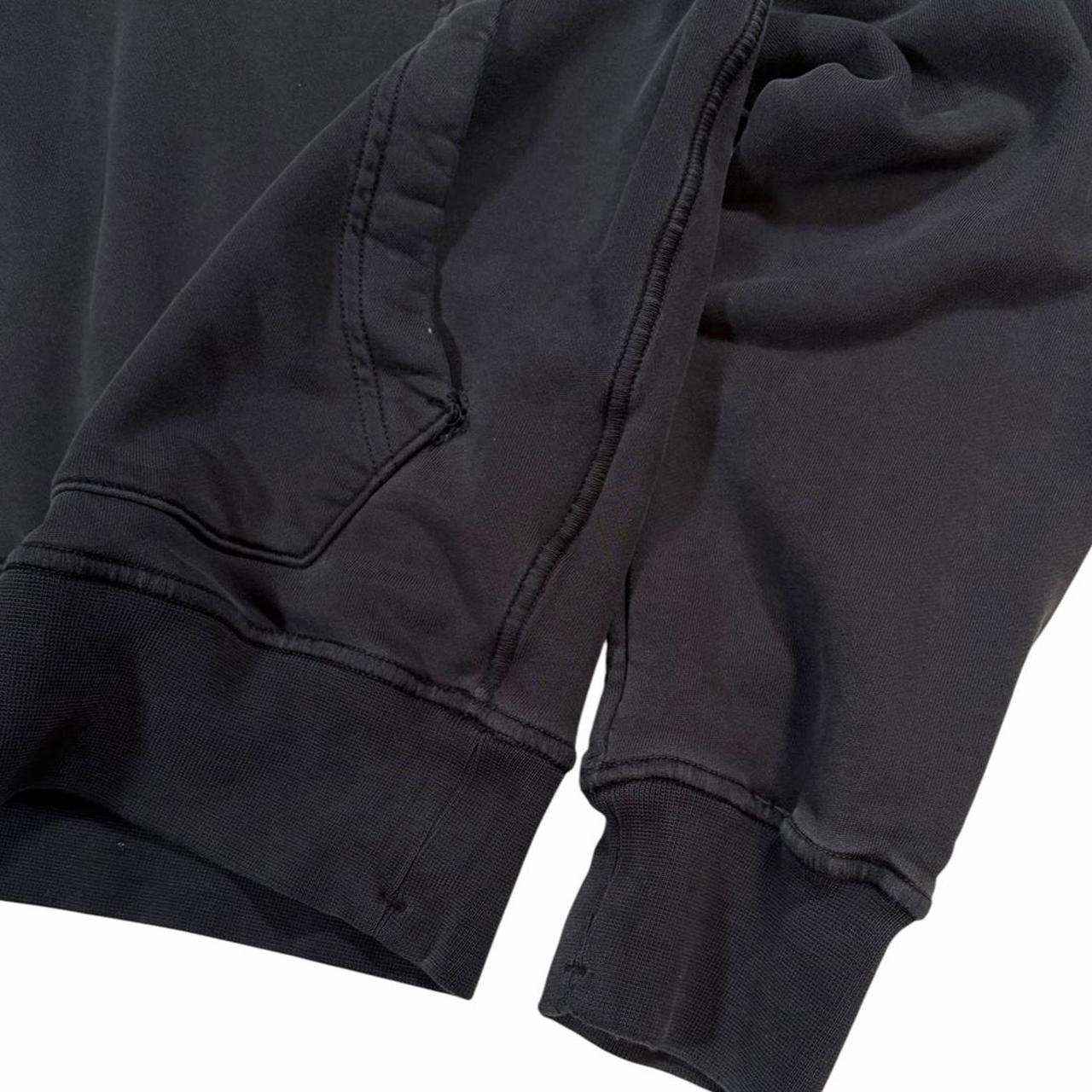 Stone island black pullover sweatshirt (L) | Large, Black