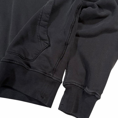 Stone island black pullover sweatshirt (L) | Large, Black