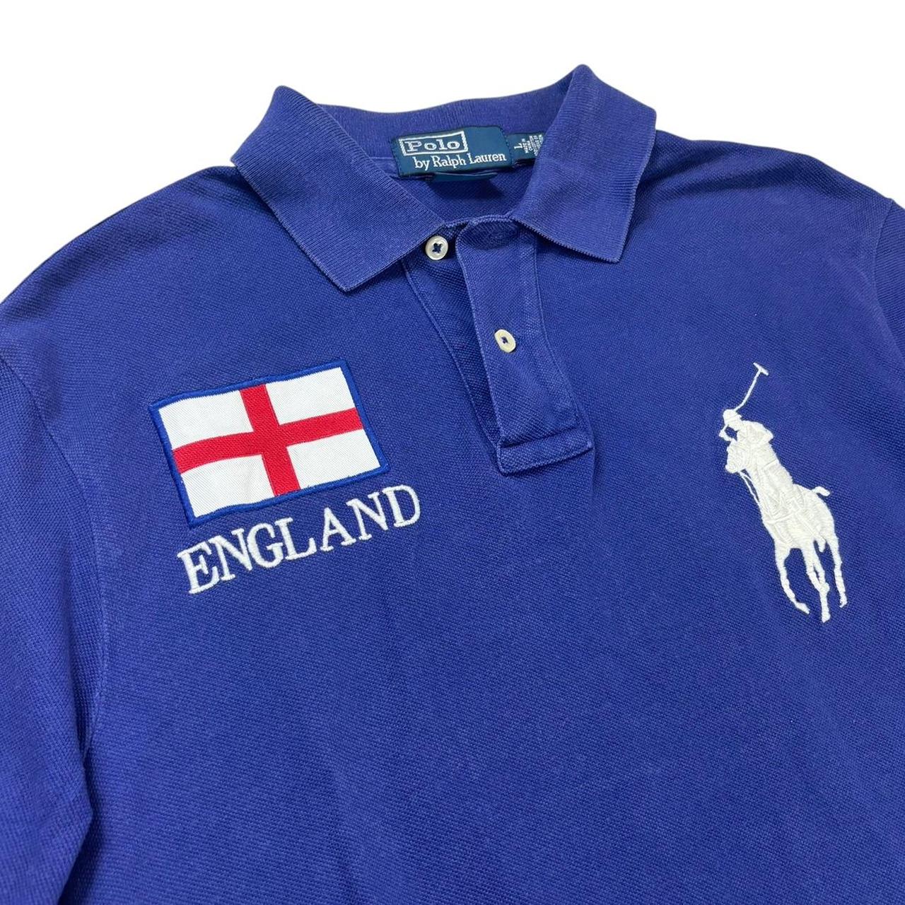 Ralph Lauren big pony chief Keef style England polo shirt (L 
