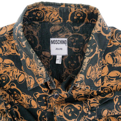 Vintage Moschino Bear Button Shirt Size L