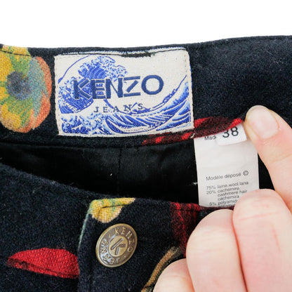 Vintage Kenzo Poppy Trousers Women's Size W24