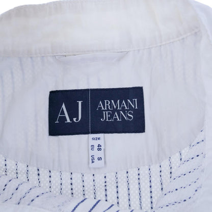 Vintage Armani Jeans Pinstripe Jacket Size XS