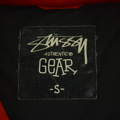 Vintage Stussy Puffer Gilet Vest Size S | Small, Red