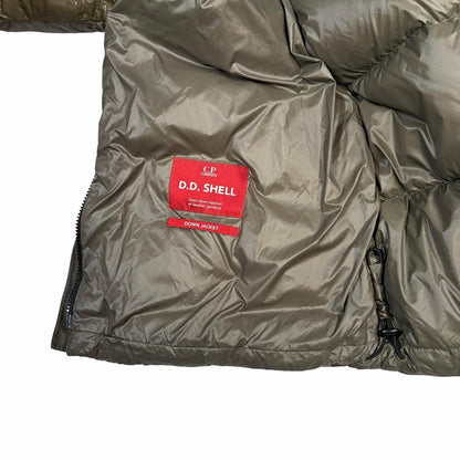 CP Company DD Shell down puffer jacket (L) | Large, Olive