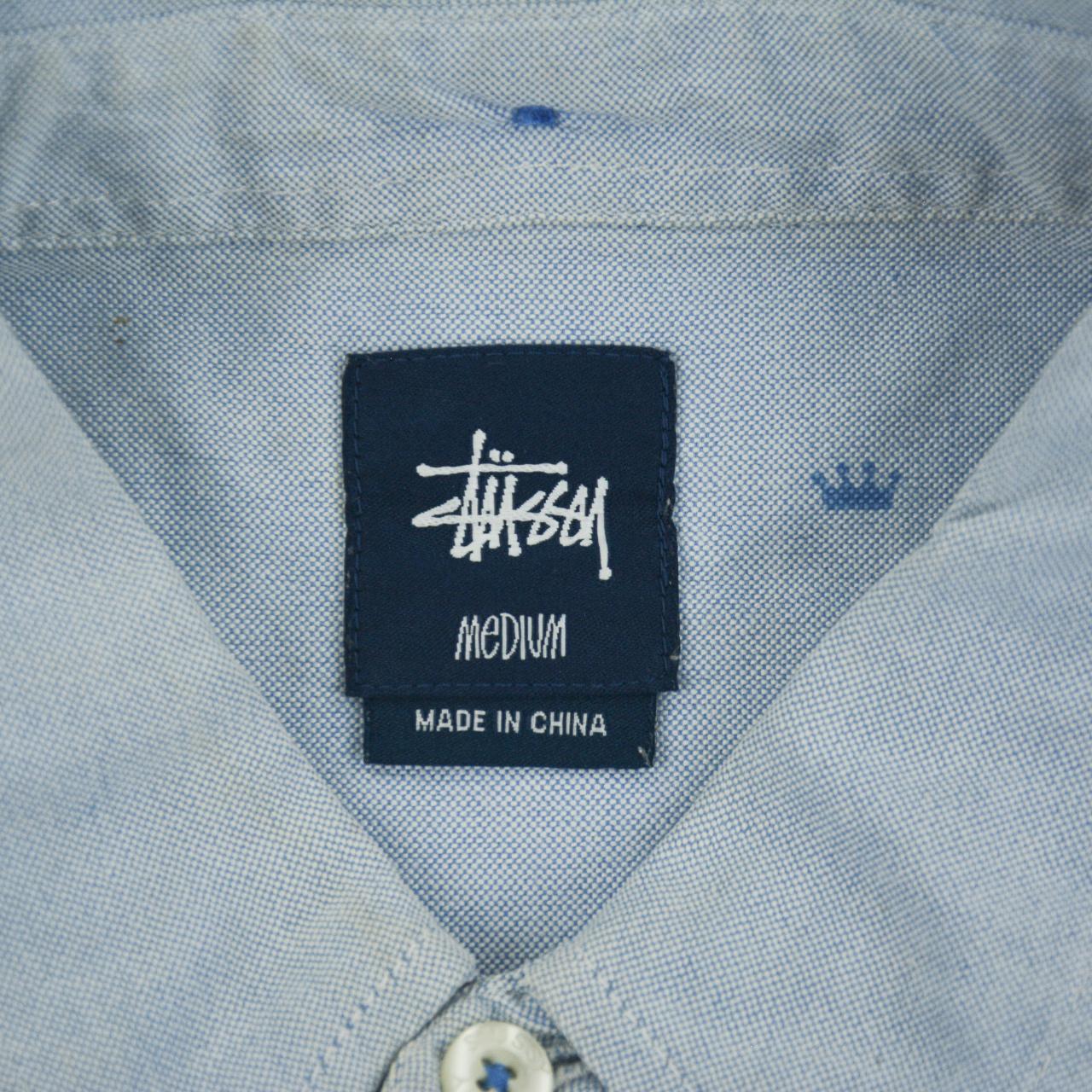 Vintage Stussy Crown Monogram Shirt Size M