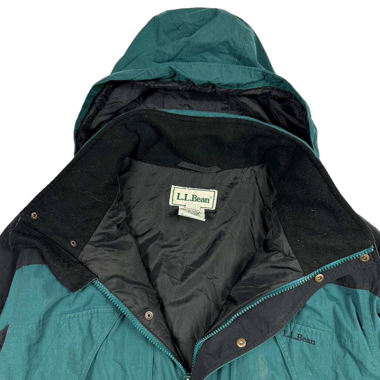 2000s L.L. Bean Green Outdoors Hooded Jacket