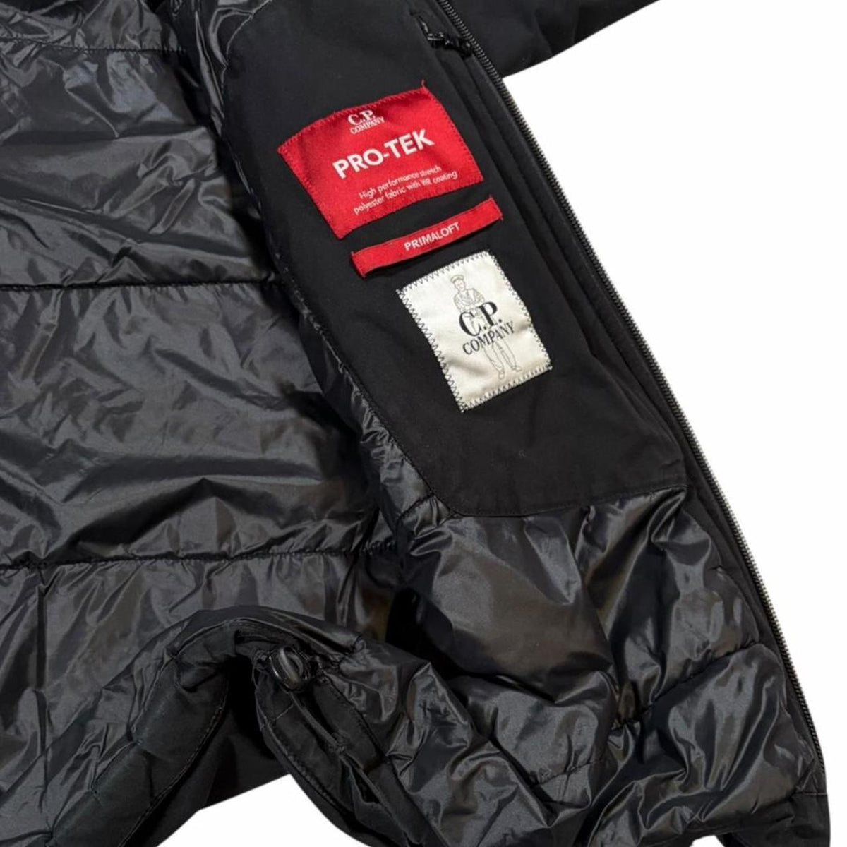 CP Company black Pro-Tek Primaloft insulated down jacket (S) | Small, Black