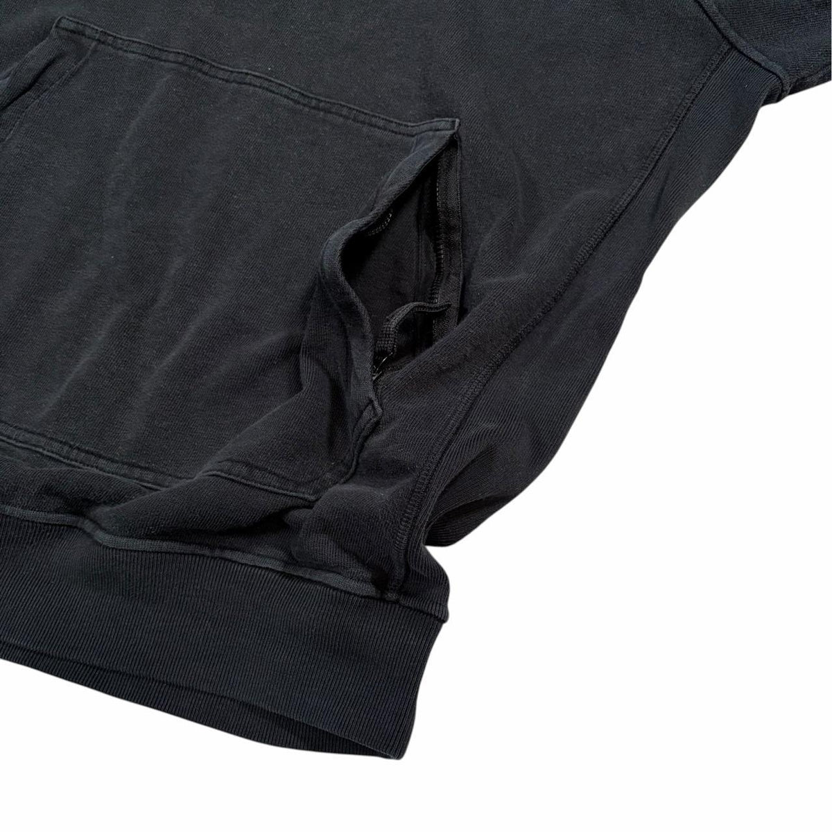 Stone island black pullover hoodie (M) | Medium, Black