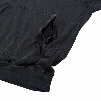 Stone island black pullover hoodie (M) | Medium, Black