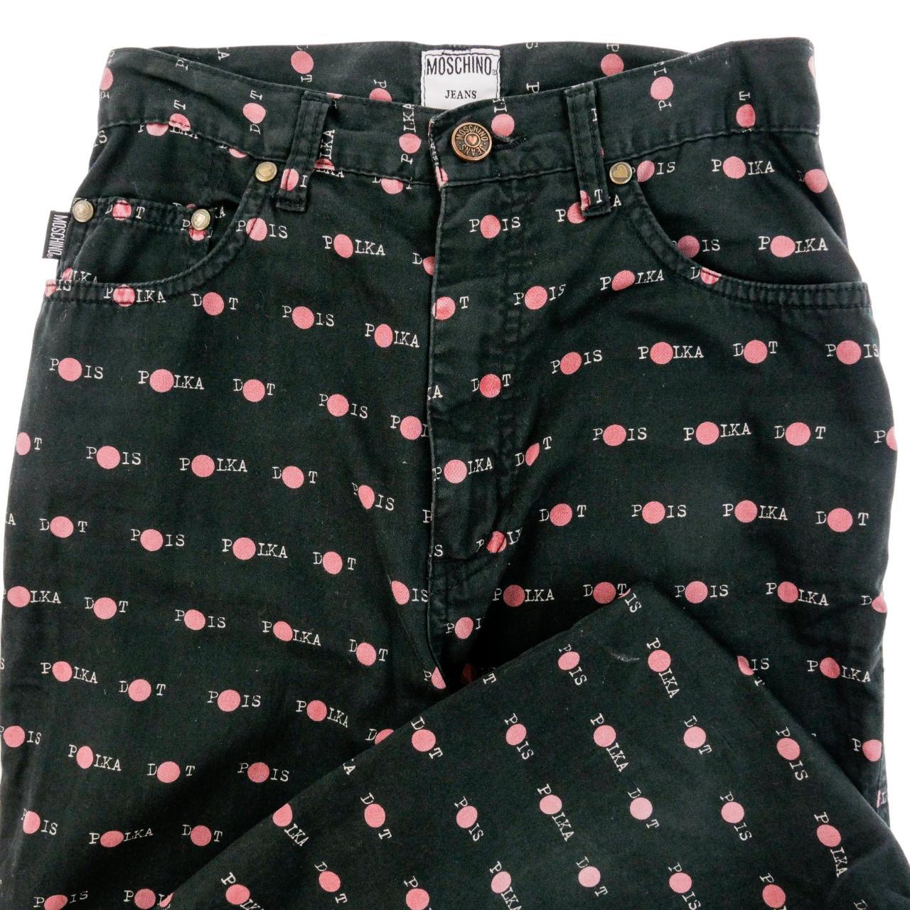 Vintage Moschino Polka Dot Jeans Size W23