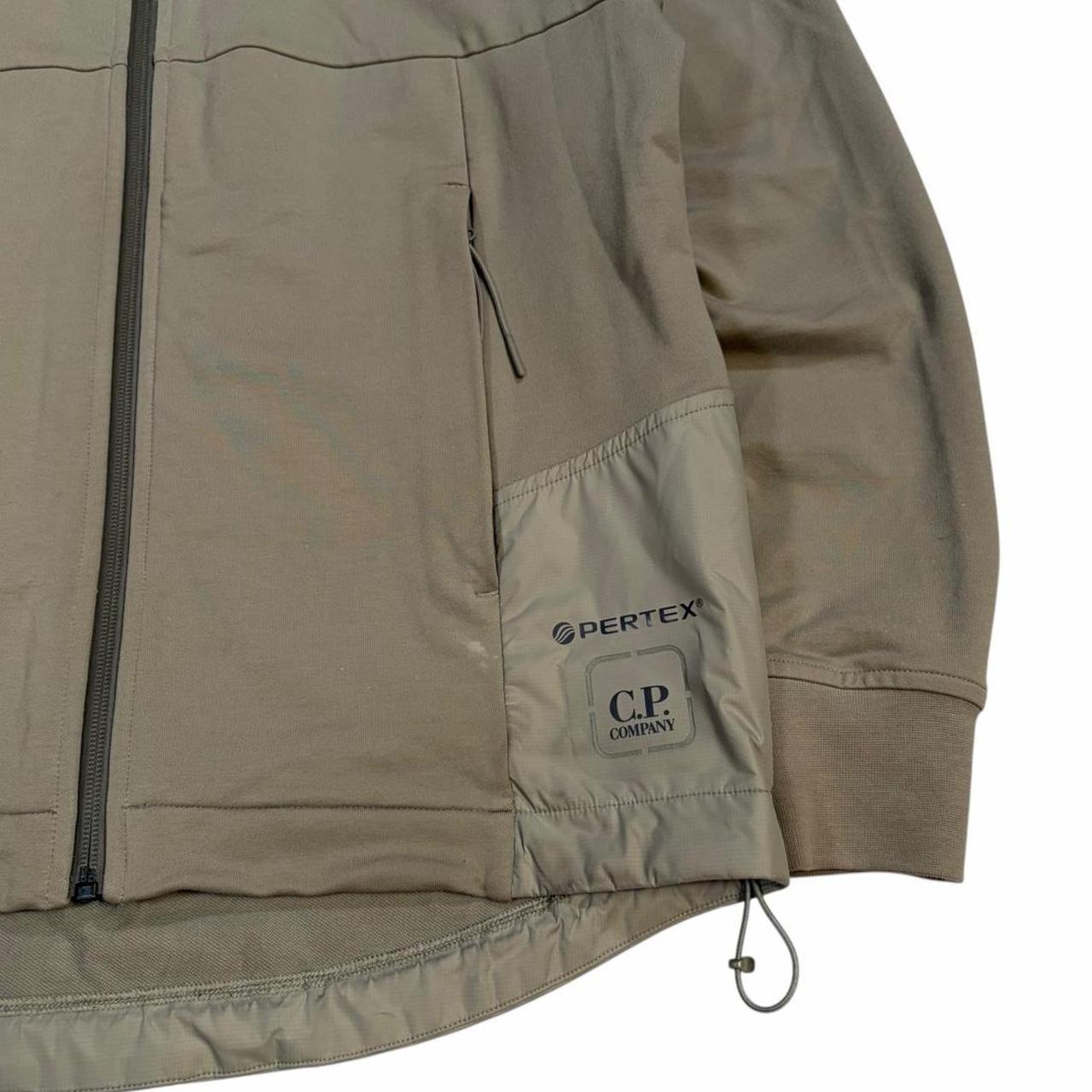 CP Company Metropolis Pertex zip up hoodie (S) | Small, Beige