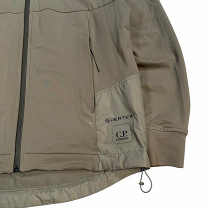 CP Company Metropolis Pertex zip up hoodie (S) | Small, Beige