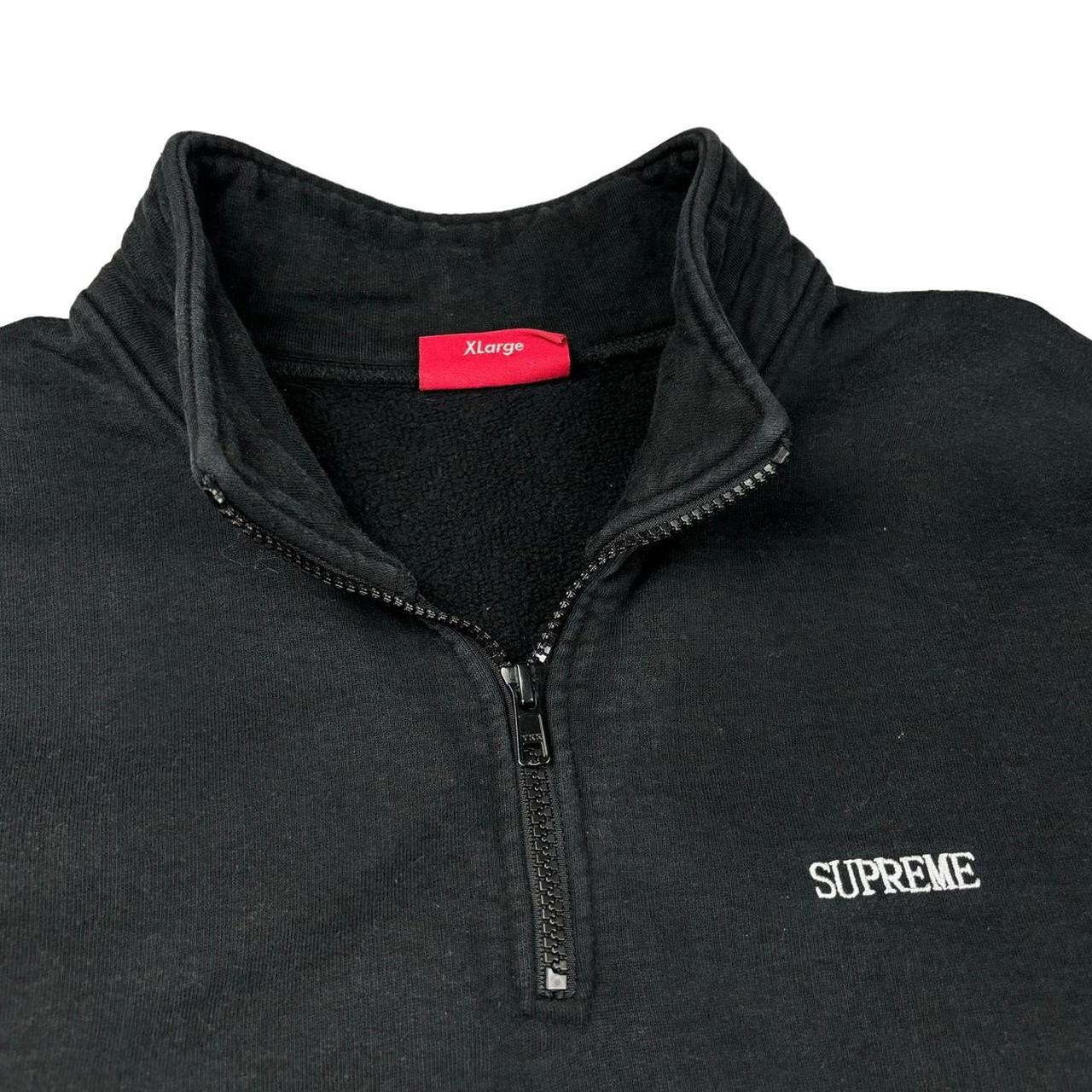 Supreme cross half zip pullover sweatshirt (XL) | Default Title 