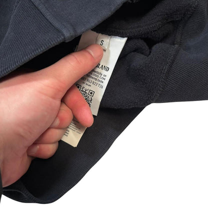 Stone island navy zip up hoodie (S) | Small, Navy
