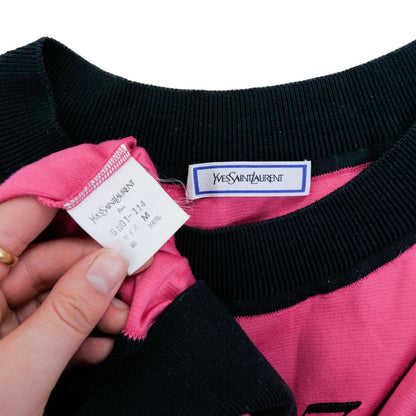 Vintage YSL Yves Saint Laurent Logo Sweatshirt Women's Size M