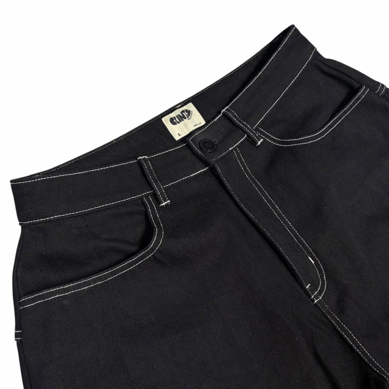 Clints Inc black step correct denim jeans (S) | Small, Black