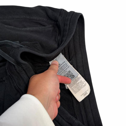 Stone island black sweat shorts (S) | Small, Black