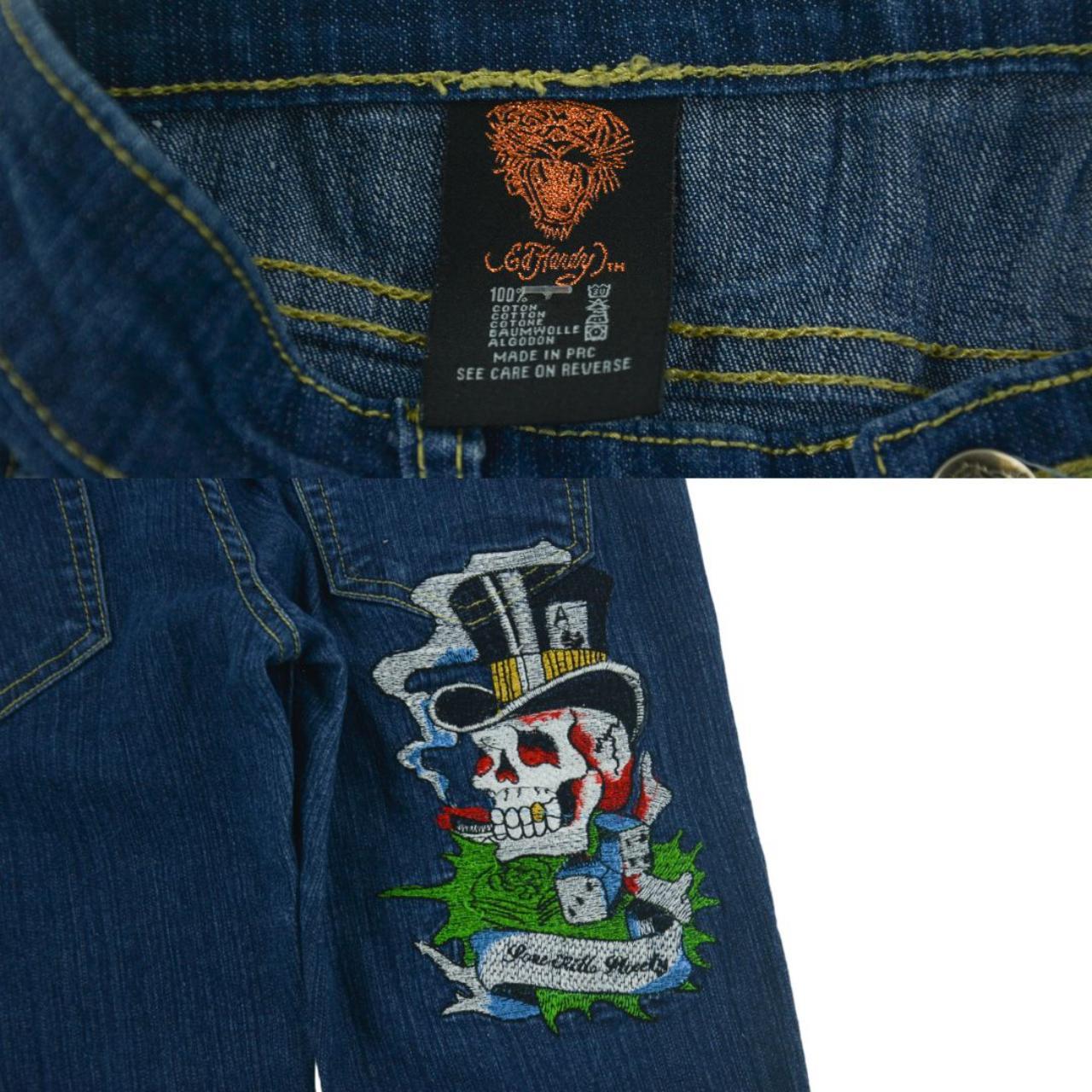 Vintage Ed Hardy Skull Jeans Women's Size W30