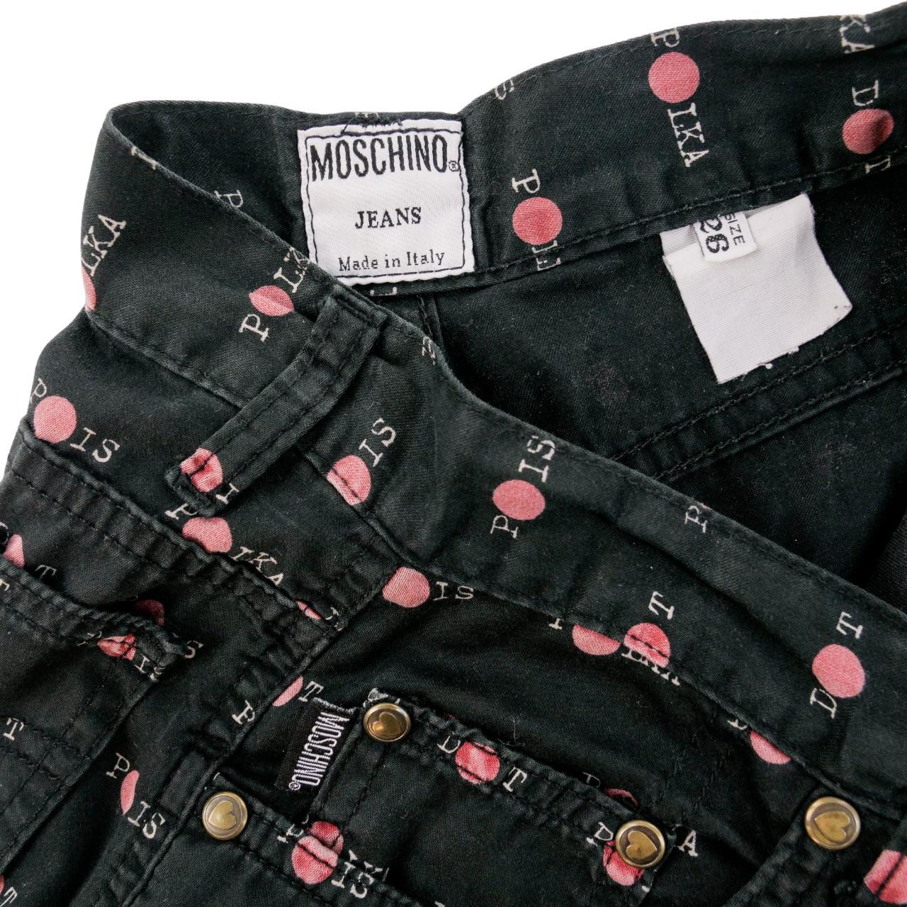 Vintage Moschino Polka Dot Jeans Size W23