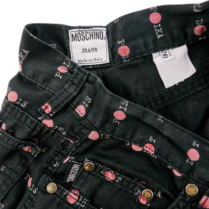 Vintage Moschino Polka Dot Jeans Size W23